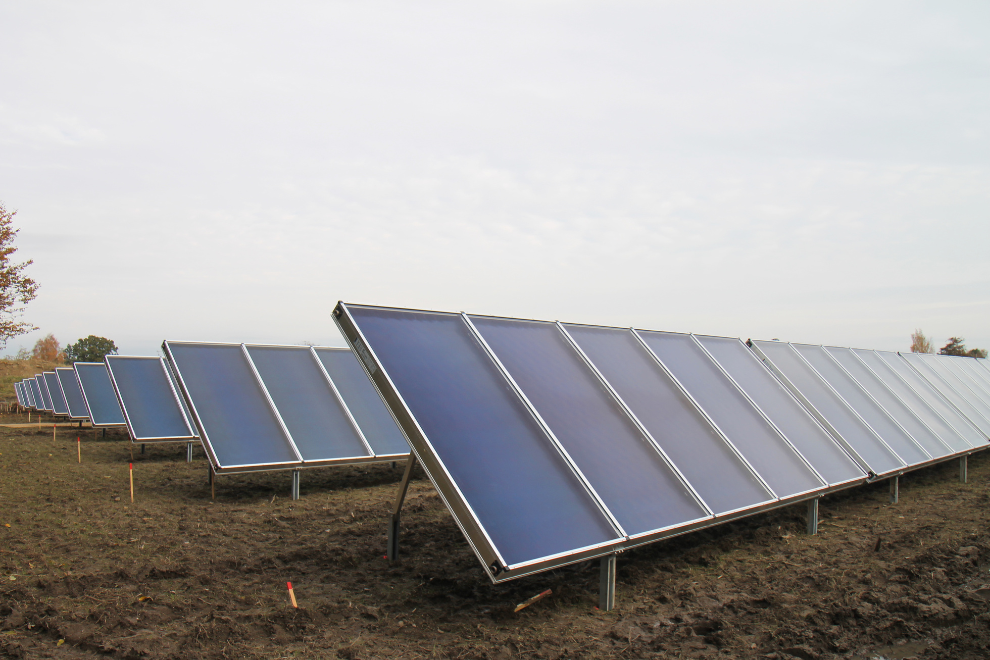 1.9MWth solar district heating plant, Denmark